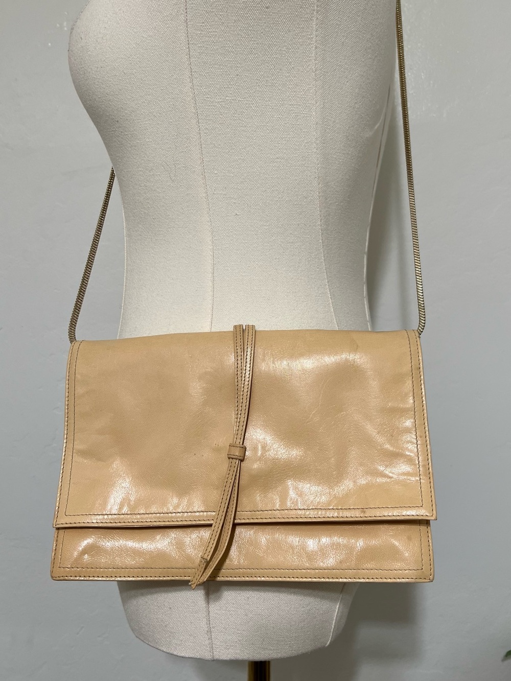 Vintage Bergdorf Goodman Leather Clutch Bag